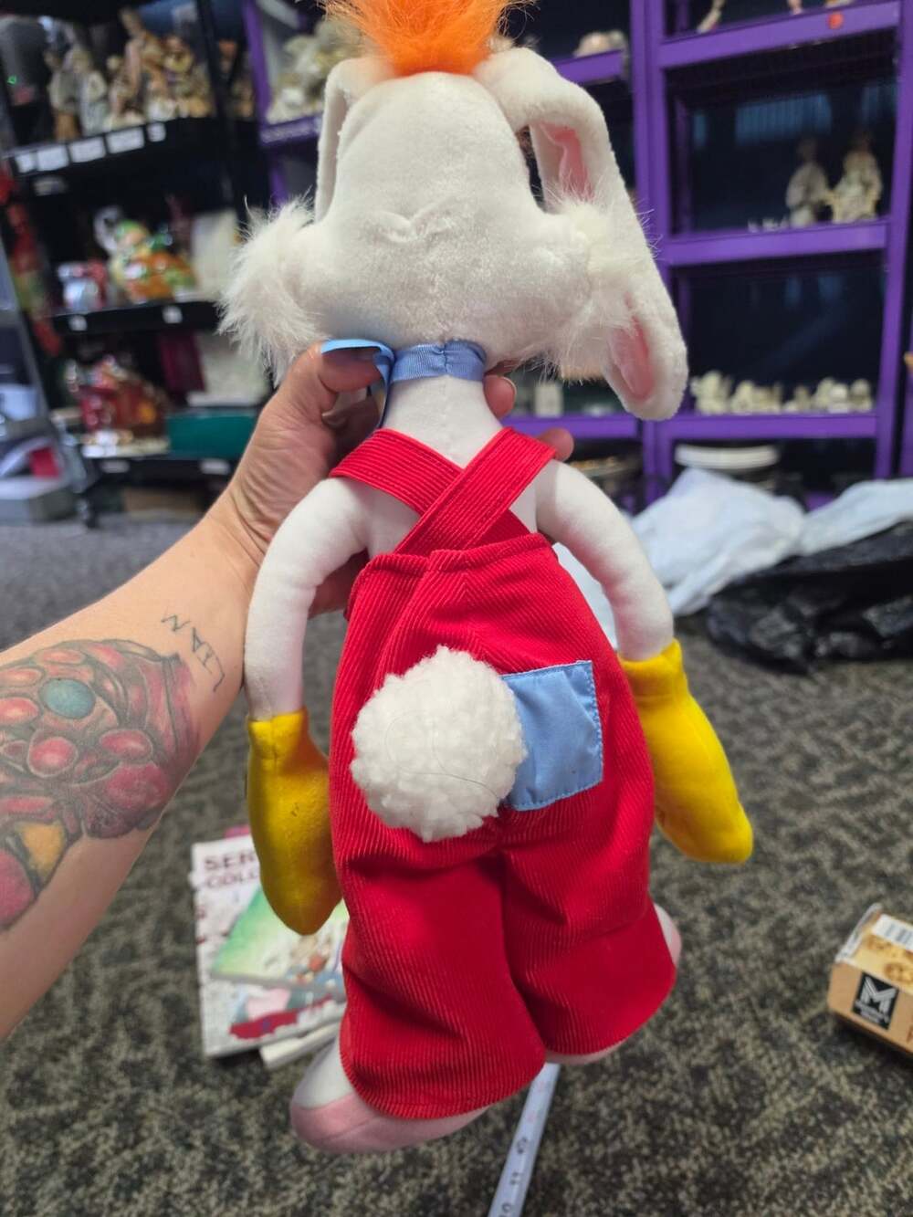 Disney Roger Rabbit Plush Toy 18 Inch - Picture 5 of 6